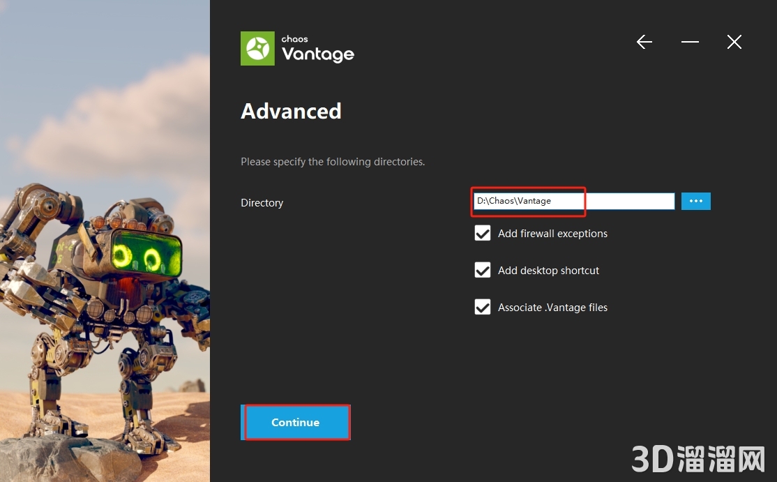 chaos vantage安装教程步骤