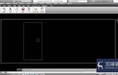 使用AutoCAD2014半径查询功能测量指定圆的半径？
