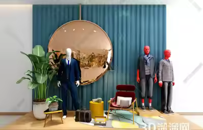 服装橱窗展示沙发怎么设计？