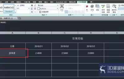 AutoCAD如何编辑表格？