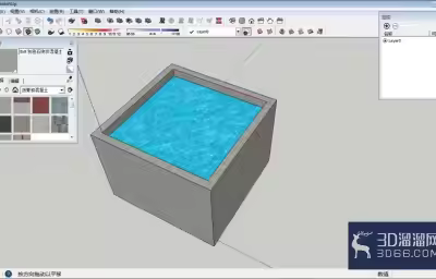 SketchUp如何使用油漆桶工具？