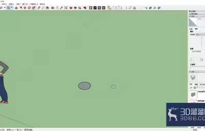 sketchup中如何绘制花瓶模型？