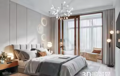 转角阳台卧室怎么设计？