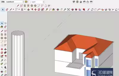 草图大师sketchup中怎么设置模板？
