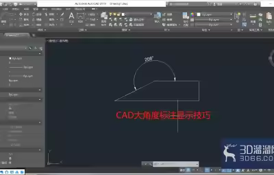CAD标注大角度时显示不正确的解决技巧