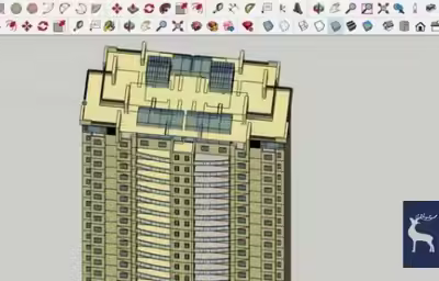 草圖大師使用立體建筑圖制作建筑剖面圖
