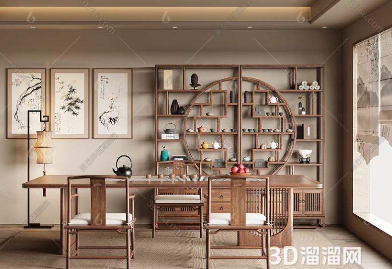 3d如何创建格栅模型图？