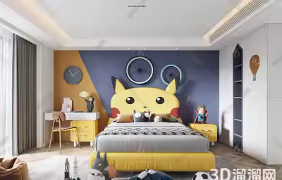 比卡丘的卧室怎么设计？