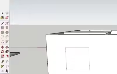 sketchup草图大师如何制作窗户？