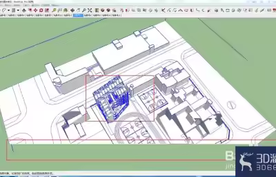 sketchup视角出现切面怎么办？