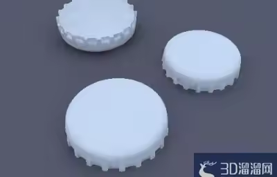 vray怎么制作双面材质的酒瓶盖？