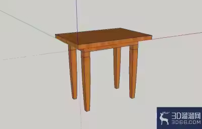 使用SketchUp2014制作凳子教程