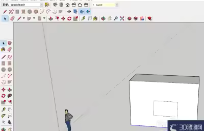 草图大师sketchup怎么翻转平面？