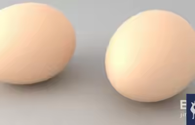 VRay怎么制作逼真鸡蛋纹理效果？