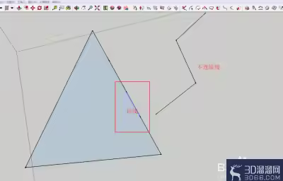 sketchup短线碎线怎么连在一起？
