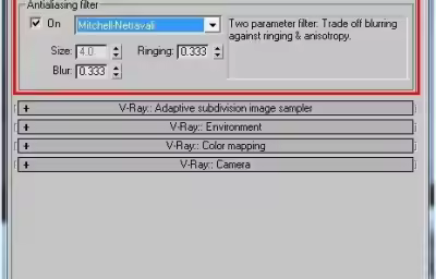 VRay最终渲染输出参数设置参考