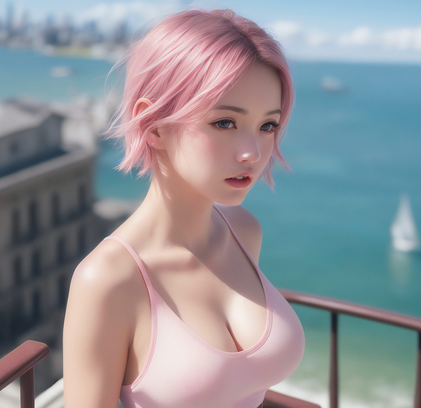 蓝白调
