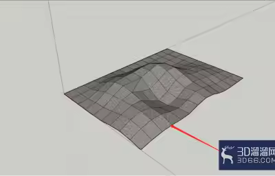 SU中怎么使用网格建立地形？