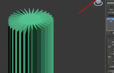 3Dmax如何制作三十圆角星柱？