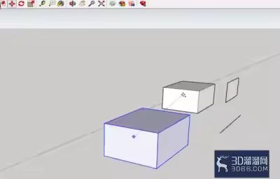 su中怎么沿着一条线复制物体？