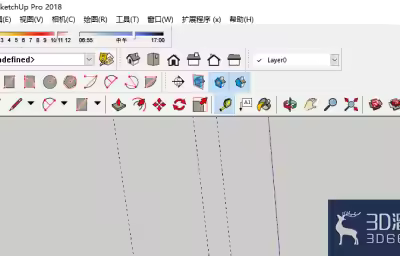 草图大师su如何删除参考线？