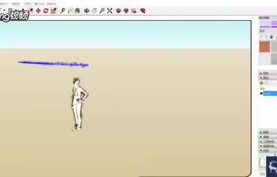 SketchUp中如何设置边线显示？
