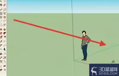 sketchup双层墙面怎么开窗？