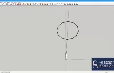 使用sketchup建模羽毛球拍草图？