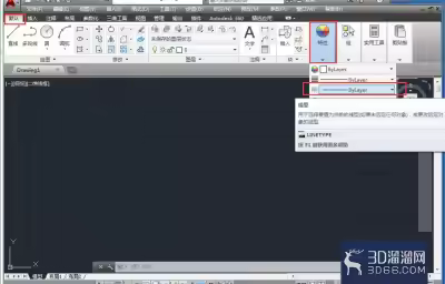 AutoCAD2014如何改变图形线型？