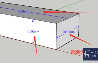 SketchUp怎么选择所有的尺寸标注？