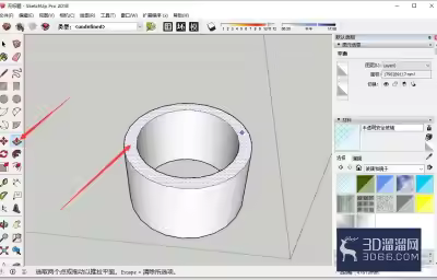 SketchUp怎么搭建圆管模型？