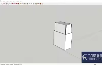 如何使用sketchup绘制一个简单的橡皮擦模型？