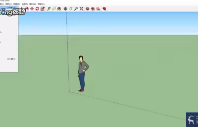 SketchUp中如何创建拱顶门模型？
