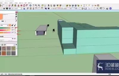 SketchUp草图大师如何新建材质颜色？