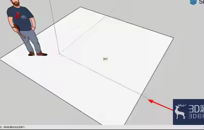 sketchup網(wǎng)頁版怎么制作4mx4m的正方形？
