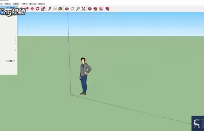 SketchUp中如何创建女人影像模型？
