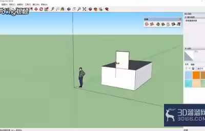 如何在SketchUp中使用放样工具？