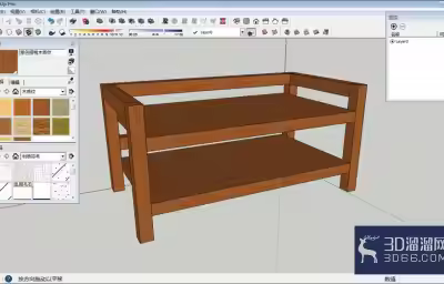 SketchUp如何制作鞋柜模型？