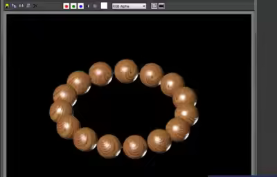 3Dmax如何制作黄花梨手串？