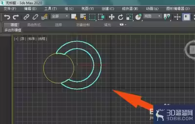 3dmax软件中如何使用图形合并工具？