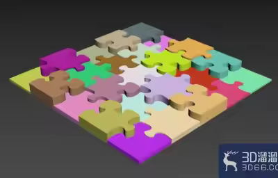 3DMAX拼图随机生成器小工具使用教程