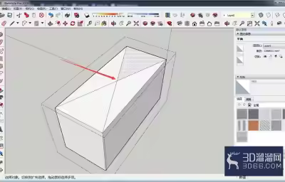 草图大师怎么搭建尖屋顶模型？