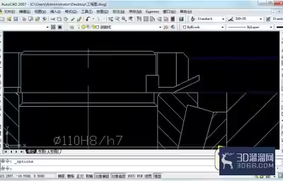 AutoCAD三维透视投影光源开始限制颜色设置方法