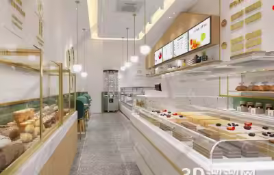 蛋糕店灯光和色彩设计技巧
