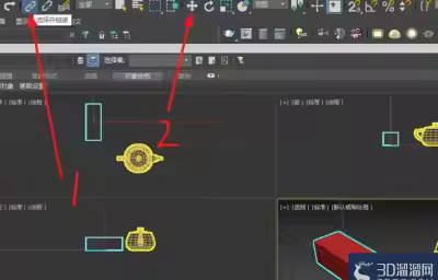 3dmax怎么设置链接？