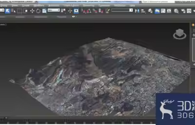 3dmax真实地形建模制作过程