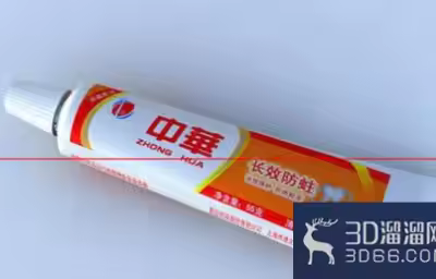 3DMAX建模牙膏的建模过程