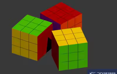 3Dmax魔方建模教程