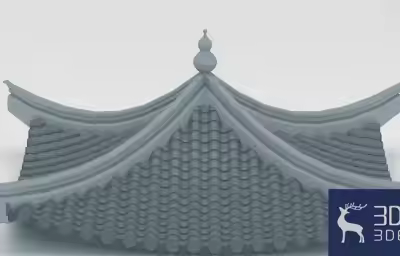 3dMax建模实例-凉亭的建造