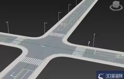 3dmax道路建模教程